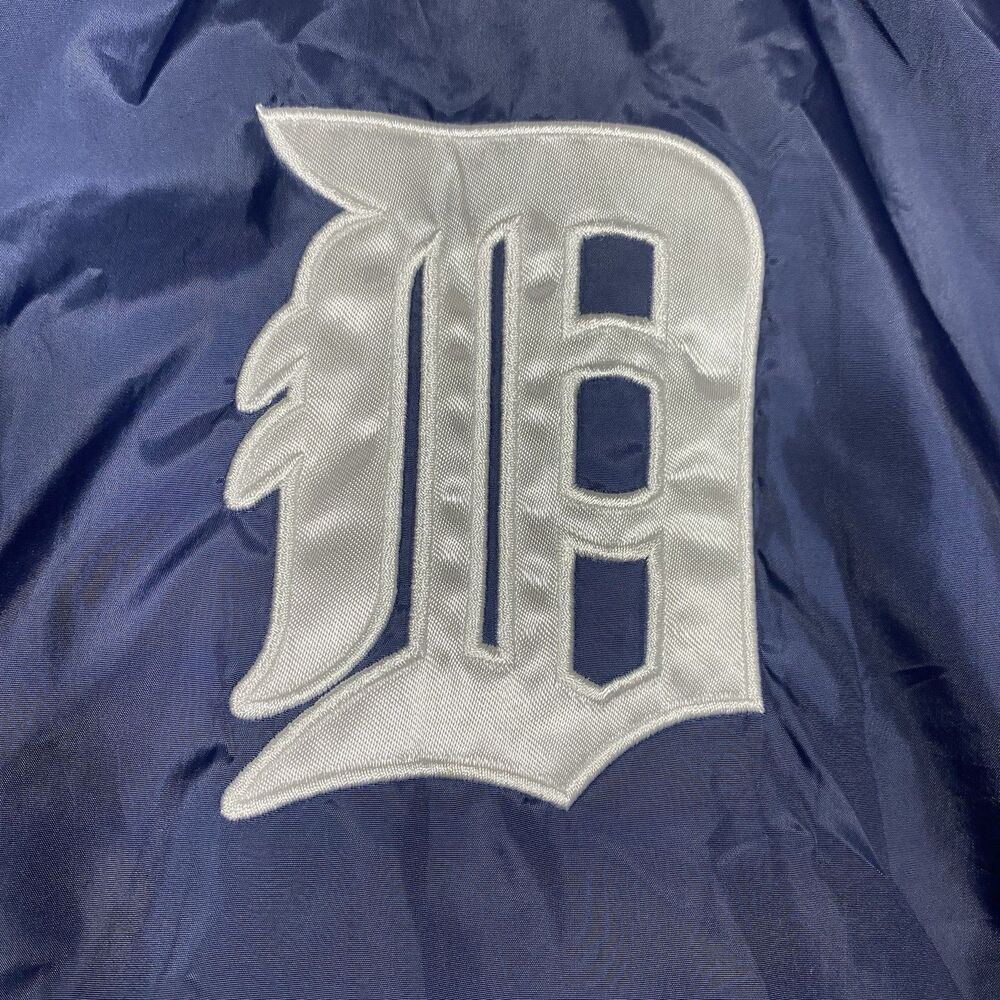 Detroit Tigers Large Mens Windbreaker Jacket Pullover MLB Genuine Merchandise - Picture 4 of 12